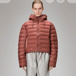 Rains Women's Puffer Jacket - Rust